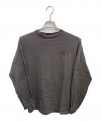 stussyステューシー）の古着「両面ロゴカットソー」｜グレー