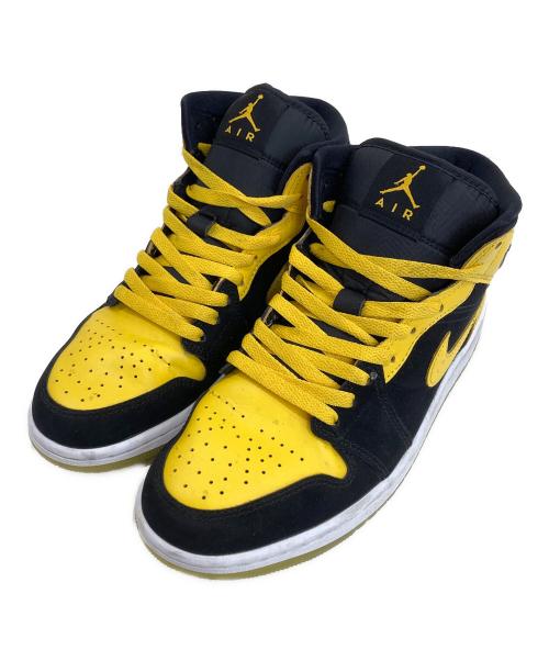 NIKE（ナイキ）NIKE (ナイキ) AIR JORDAN 1 MID SE イエロー×ブラック サイズ:25.5cmの古着・服飾アイテム