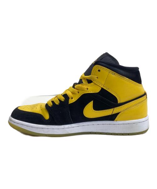 NIKE（ナイキ）NIKE (ナイキ) AIR JORDAN 1 MID SE イエロー×ブラック サイズ:25.5cmの古着・服飾アイテム