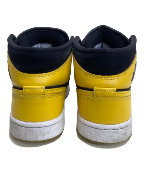 NIKE（ナイキ）NIKE (ナイキ) AIR JORDAN 1 MID SE イエロー×ブラック サイズ:25.5cmの古着・服飾アイテム