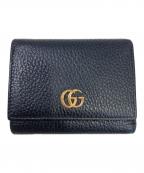 GUCCIグッチ）の古着「3つ折り財布」｜ブラック