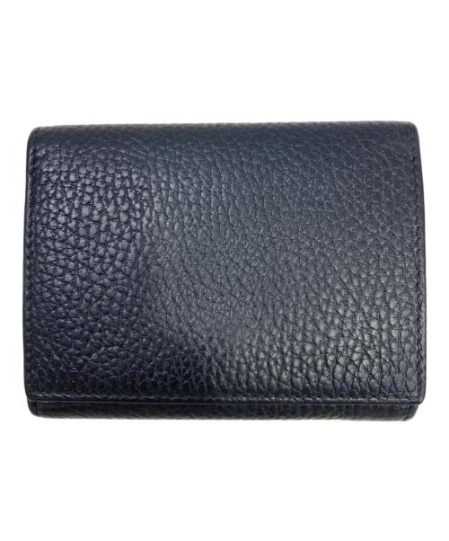 GUCCI（グッチ）GUCCI (グッチ) 3つ折り財布 ブラックの古着・服飾アイテム