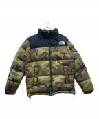 THE NORTH FACEザ ノース フェイス）の古着「Novelty Nuptse Jacket/ノベルティヌプシジャケット」｜オリーブ