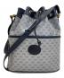 GUCCI（グッチ）の古着「巾着ショルダーバッグ」｜ネイビー