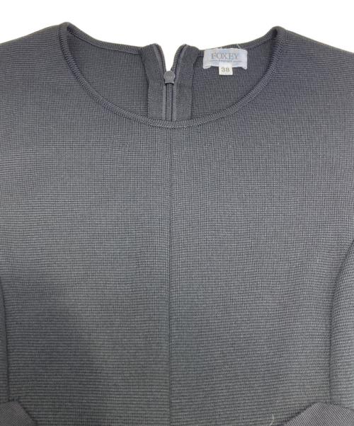 FOXEY（フォクシー）FOXEY (フォクシー) ノースリーブワンピース ブラック サイズ:Mの古着・服飾アイテム