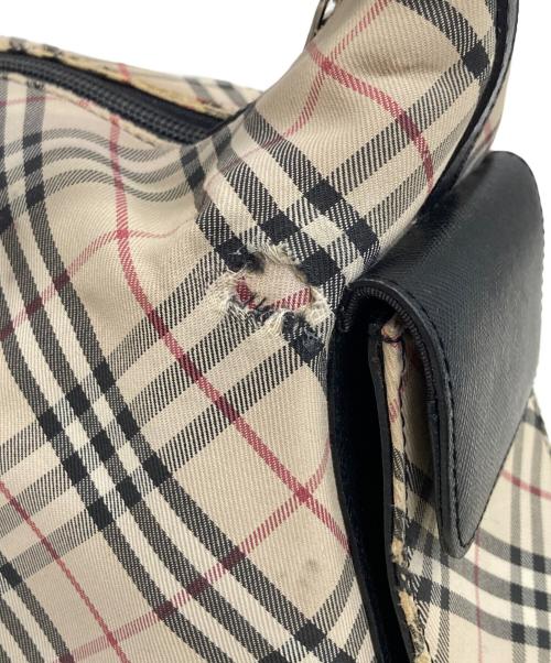 BURBERRY（バーバリー）BURBERRY (バーバリー) ハンドバッグ ベージュの古着・服飾アイテム