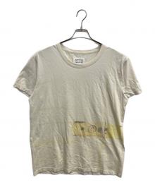 Maison Margiela（メゾンマルジェラ）の古着「プリントオーバーTシャツ」｜アイボリー