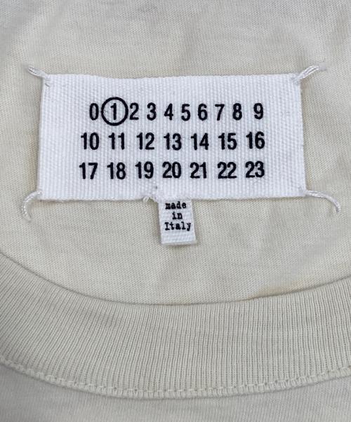 Maison Margiela（メゾンマルジェラ）Maison Margiela (メゾンマルジェラ) プリントオーバーTシャツ アイボリー サイズ:Sの古着・服飾アイテム