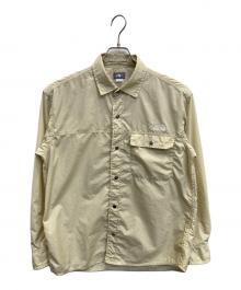 THE NORTH FACE（ザ ノース フェイス）の古着「L/S Nuptse Shirt」｜ベージュ