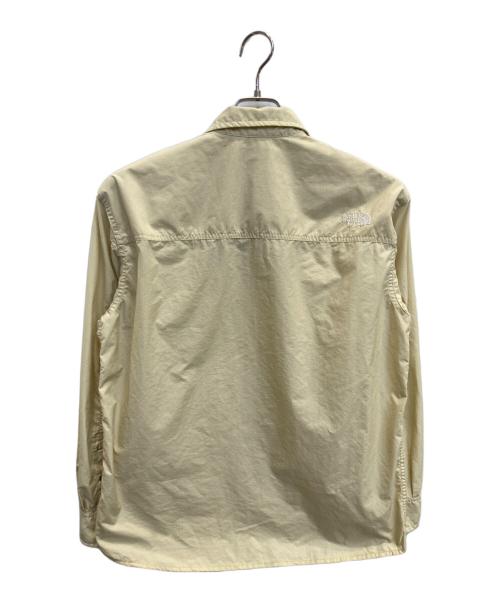 THE NORTH FACE（ザ ノース フェイス）THE NORTH FACE (ザ ノース フェイス) L/S Nuptse Shirt ベージュ サイズ:Mの古着・服飾アイテム
