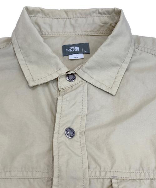 THE NORTH FACE（ザ ノース フェイス）THE NORTH FACE (ザ ノース フェイス) L/S Nuptse Shirt ベージュ サイズ:Mの古着・服飾アイテム
