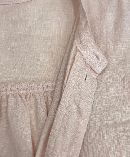 nest Robe（ネストローブ）nest Robe (ネストローブ) リネンシャツワンピース ピンク サイズ:FREEの古着・服飾アイテム