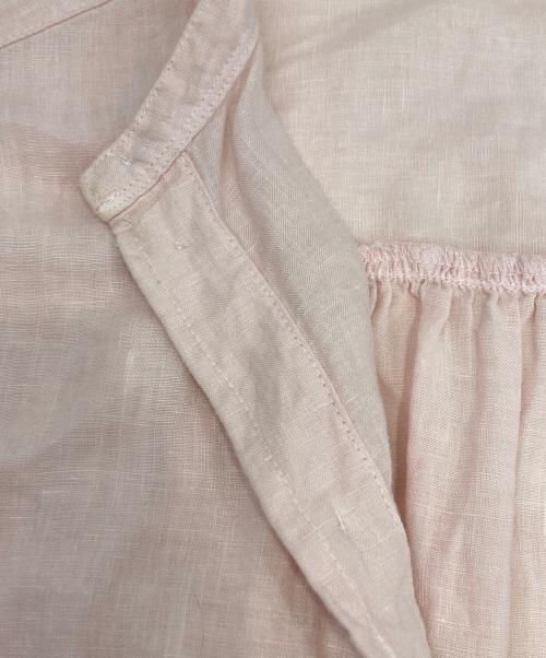 nest Robe（ネストローブ）nest Robe (ネストローブ) リネンシャツワンピース ピンク サイズ:FREEの古着・服飾アイテム