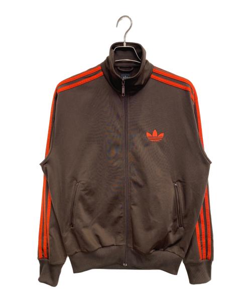 adidas（アディダス）adidas (アディダス) トラックジャケット ブラウン サイズ:Mの古着・服飾アイテム