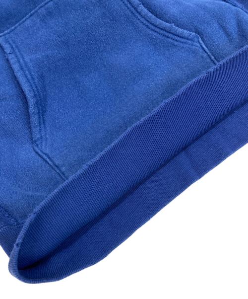 Champion REVERSE WEAVE（チャンピオン リバース ウィーブ）Champion REVERSE WEAVE (チャンピオン リバース ウィーブ) RHC Ron Herman (アールエイチシー ロンハーマン) ダメージ加工プルオーバーパーカー ブルー サイズ:Sの古着・服飾アイテム