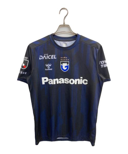 hummel（ヒュンメル）hummel (ヒュンメル) ゲームシャツ ブルー サイズ:MLの古着・服飾アイテム