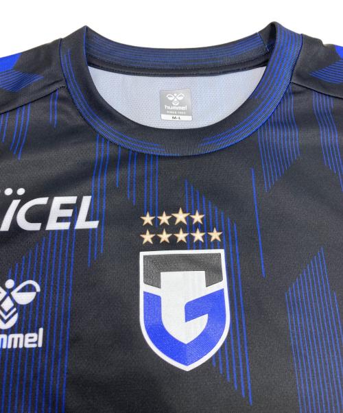 hummel（ヒュンメル）hummel (ヒュンメル) ゲームシャツ ブルー サイズ:MLの古着・服飾アイテム