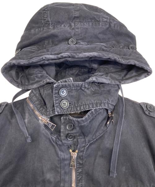 NEIL BARRETT（ニールバレット）NEIL BARRETT (ニールバレット) ライナー付ミリタリージャケット ブラック サイズ:Mの古着・服飾アイテム