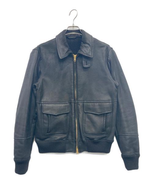 UMIT BENAN（ウミットベナン）UMIT BENAN (ウミットベナン) ラムレザージャケット ブラック サイズ:46の古着・服飾アイテム