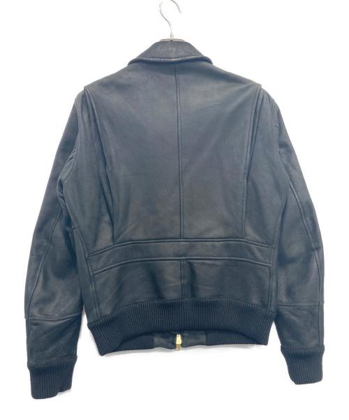UMIT BENAN（ウミットベナン）UMIT BENAN (ウミットベナン) ラムレザージャケット ブラック サイズ:46の古着・服飾アイテム