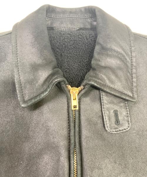 UMIT BENAN（ウミットベナン）UMIT BENAN (ウミットベナン) ラムレザージャケット ブラック サイズ:46の古着・服飾アイテム