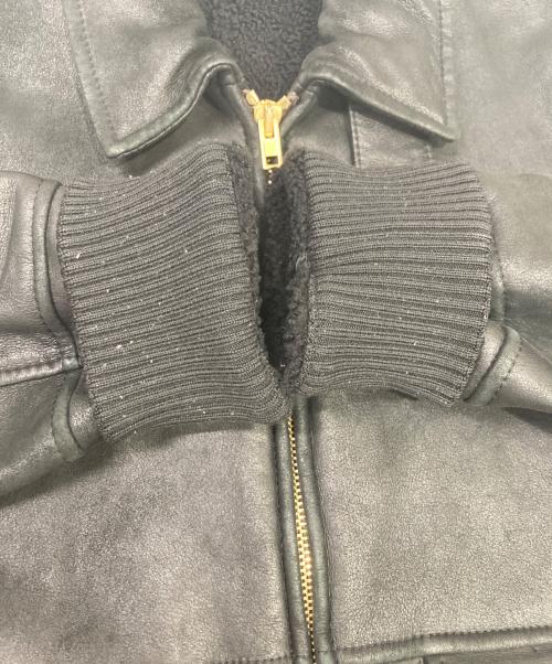 UMIT BENAN（ウミットベナン）UMIT BENAN (ウミットベナン) ラムレザージャケット ブラック サイズ:46の古着・服飾アイテム