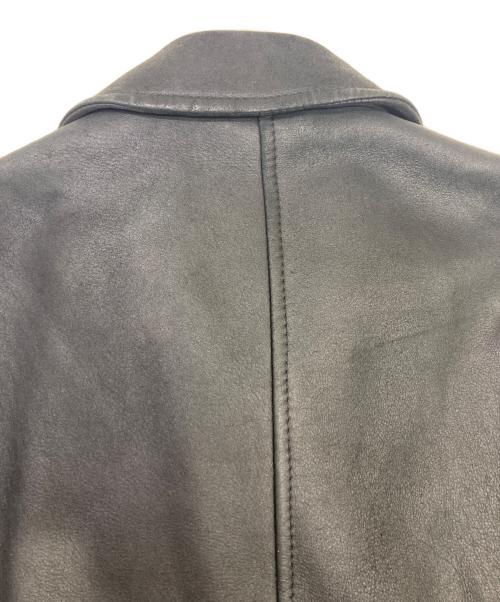 UMIT BENAN（ウミットベナン）UMIT BENAN (ウミットベナン) ラムレザージャケット ブラック サイズ:46の古着・服飾アイテム
