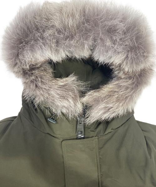 HERNO（ヘルノ）HERNO (ヘルノ) ファーフードダウンコート カーキ サイズ:46の古着・服飾アイテム