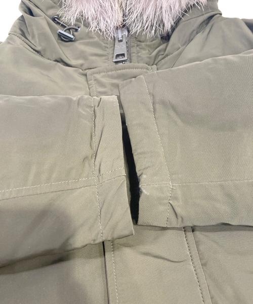 HERNO（ヘルノ）HERNO (ヘルノ) ファーフードダウンコート カーキ サイズ:46の古着・服飾アイテム
