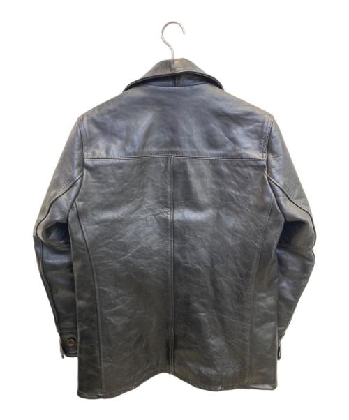 SCHOTT BROS.（ショット）SCHOTT BROS. (ショット) レザーカーコート ブラック サイズ:36の古着・服飾アイテム