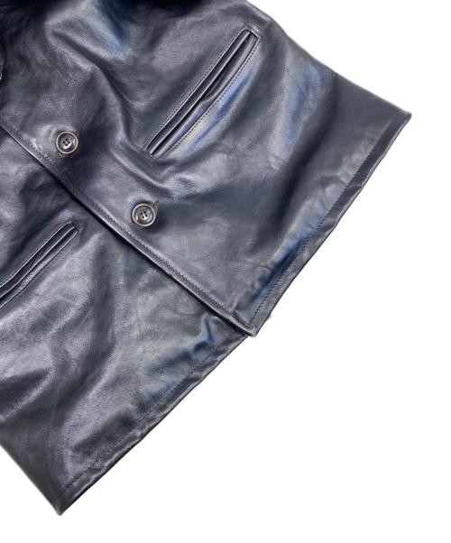SCHOTT BROS.（ショット）SCHOTT BROS. (ショット) レザーカーコート ブラック サイズ:36の古着・服飾アイテム