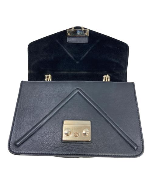 FURLA（フルラ）FURLA (フルラ) チェーンショルダーバッグ ブラックの古着・服飾アイテム