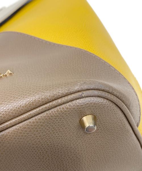 FURLA（フルラ）FURLA (フルラ) ハンドバッグ イエローの古着・服飾アイテム