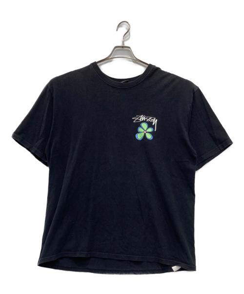 stussy（ステューシー）stussy (ステューシー) プリントTシャツ ブラック サイズ:XLの古着・服飾アイテム