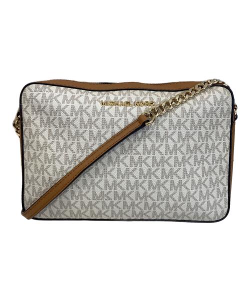 MICHAEL KORS（マイケル・コース）MICHAEL KORS (マイケル・コース) ショルダーバッグ アイボリーの古着・服飾アイテム