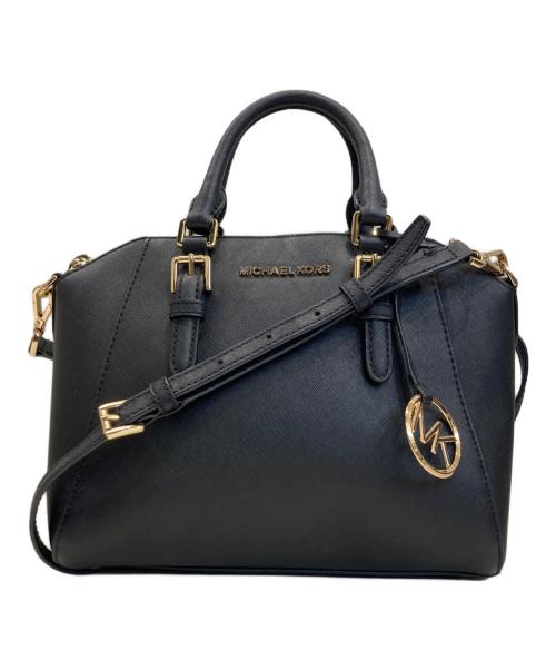 MICHAEL KORS（マイケル・コース）MICHAEL KORS (マイケル・コース) 2WAYバッグ ブラックの古着・服飾アイテム