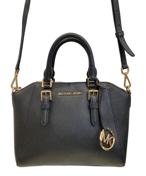 MICHAEL KORS（マイケル・コース）MICHAEL KORS (マイケル・コース) 2WAYバッグ ブラックの古着・服飾アイテム