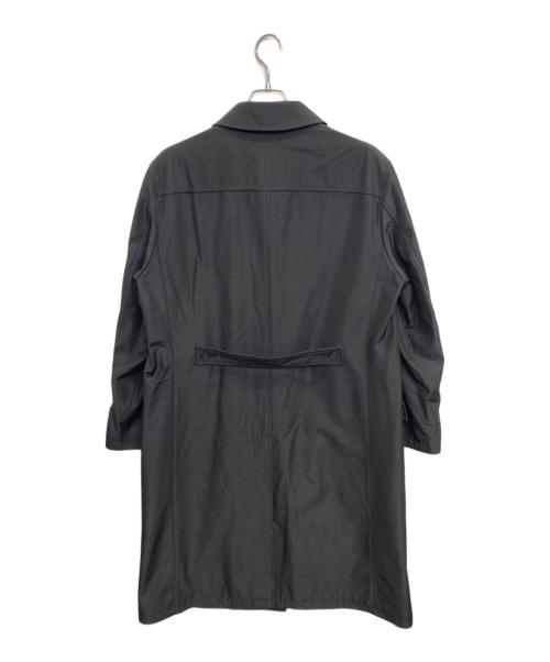 BURBERRY BLACK LABEL（バーバリーブラックレーベル）BURBERRY BLACK LABEL (バーバリーブラックレーベル) ステンカラーコート ブラック サイズ:Lの古着・服飾アイテム