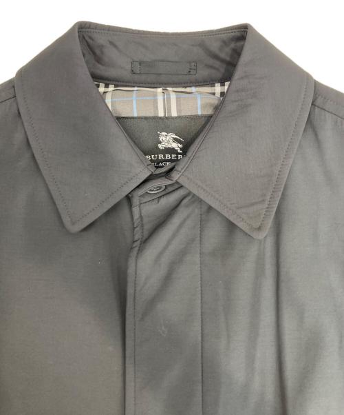 BURBERRY BLACK LABEL（バーバリーブラックレーベル）BURBERRY BLACK LABEL (バーバリーブラックレーベル) ステンカラーコート ブラック サイズ:Lの古着・服飾アイテム