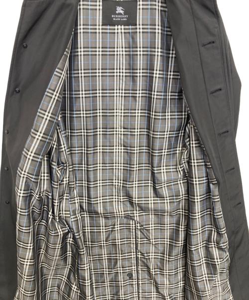 BURBERRY BLACK LABEL（バーバリーブラックレーベル）BURBERRY BLACK LABEL (バーバリーブラックレーベル) ステンカラーコート ブラック サイズ:Lの古着・服飾アイテム