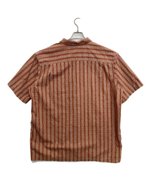 L.L.Bean（エルエルビーン）L.L.Bean (エルエルビーン) ストライプオープンカラーシャツ オレンジ サイズ:XLの古着・服飾アイテム