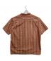 L.L.Bean (エルエルビーン) ストライプオープンカラーシャツ オレンジ サイズ:XL：6000円