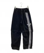 adidasアディダス）の古着「デニムパンツ」｜ブラック