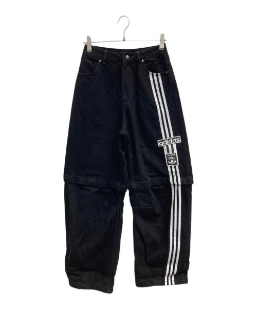 adidas（アディダス）adidas (アディダス) デニムパンツ ブラック サイズ:27の古着・服飾アイテム