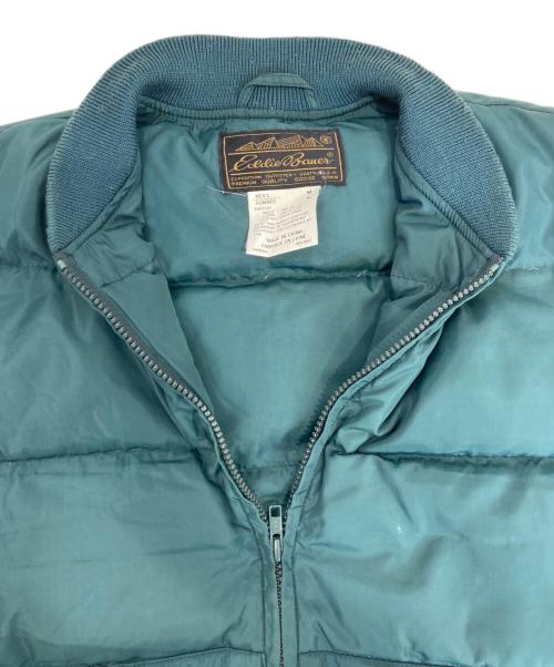 Eddie Bauer（エディーバウアー）Eddie Bauer (エディーバウアー) ダウンベスト グリーン サイズ:Mの古着・服飾アイテム
