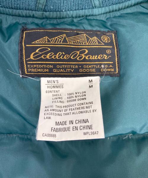 Eddie Bauer（エディーバウアー）Eddie Bauer (エディーバウアー) ダウンベスト グリーン サイズ:Mの古着・服飾アイテム