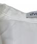 中古・古着 VIVIANO (ヴィヴィアーノ) DOUBLE COLLAR LONG SH ホワイト サイズ:L：8000円