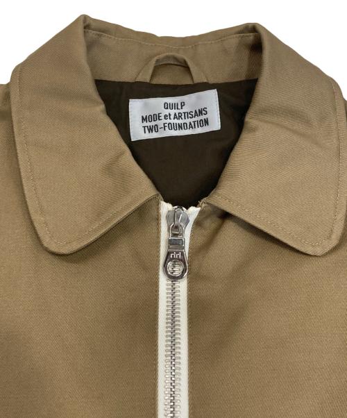 Quilp（クイルプ）Quilp (クイルプ) ジップアップジャケット ベージュ サイズ:2の古着・服飾アイテム