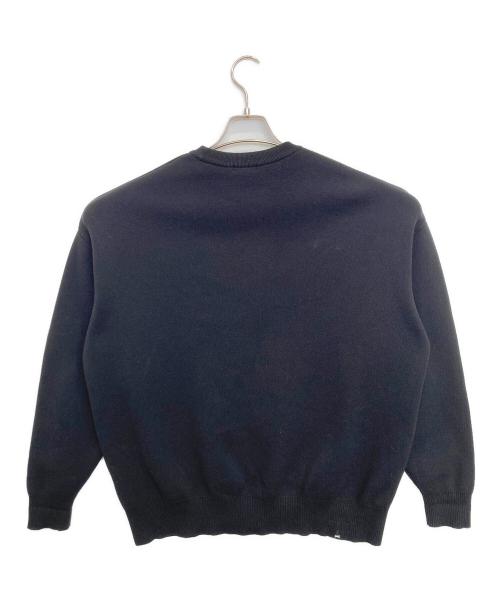 Denham（デンハム）Denham (デンハム) PRM KNIT CREW ブラック サイズ:Mの古着・服飾アイテム