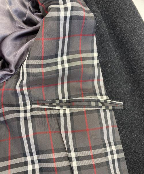 BURBERRY BLACK LABEL（バーバリーブラックレーベル）BURBERRY BLACK LABEL (バーバリーブラックレーベル) カシミヤ混ロングコート ブラック サイズ:Lの古着・服飾アイテム